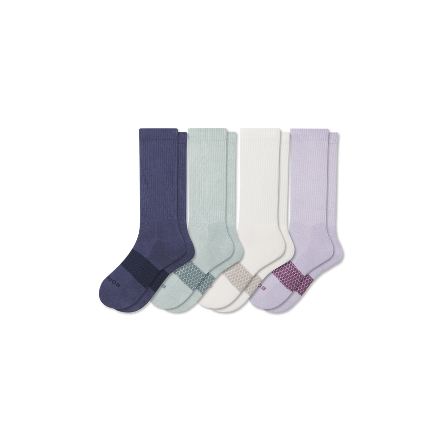 Women's Solids Calf Sock 4-Pack E9