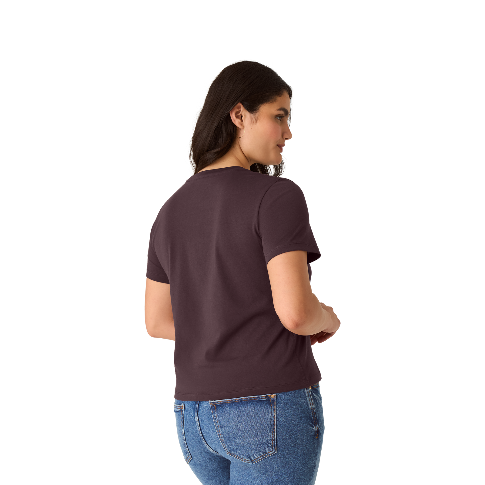 Women's Pima Cotton Crew Neck T-Shirt