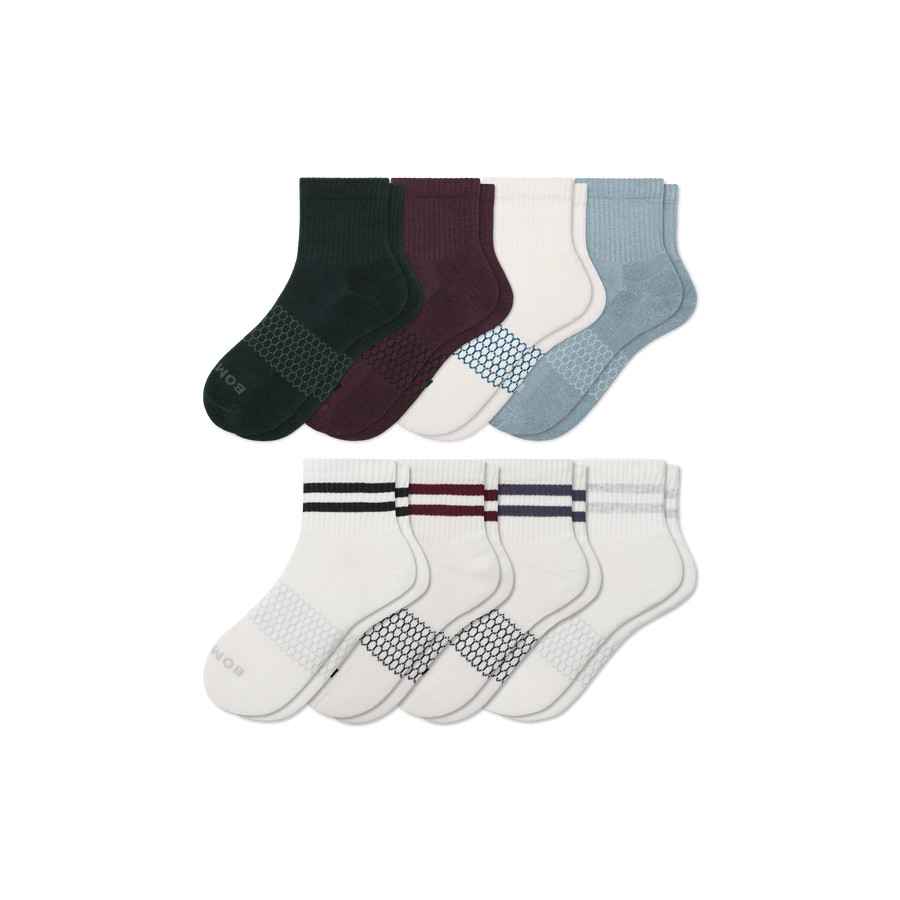 Men's Quarter Sock 8-Pack S9